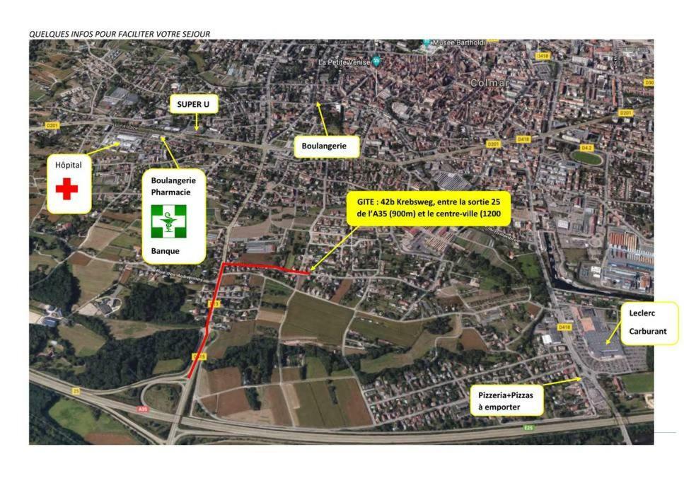 Gite des 3 cigognes Colmar Extérieur photo